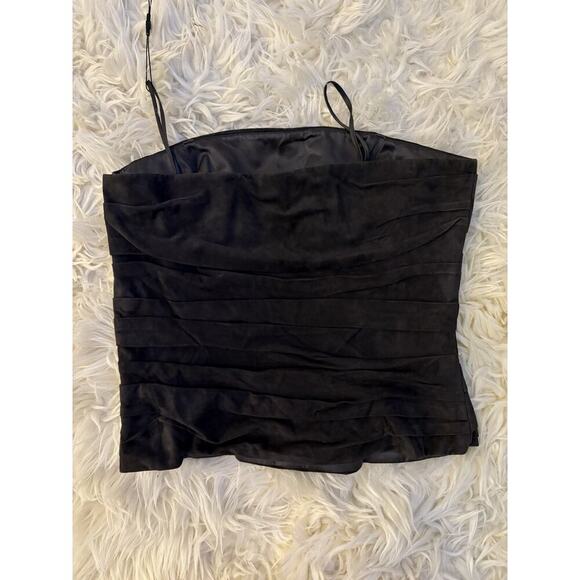 Ralph Lauren Collection Purple Label Vintage Suede Bustier Strapless Top Runway - Picture 5 of 14